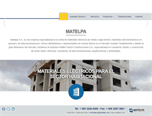 Tablet Screenshot of matelpa.com